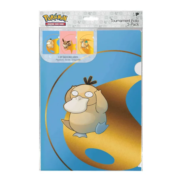 Pokémon Tournament Folios 3-Pack - Psyduck, Eevee, and Dragonite