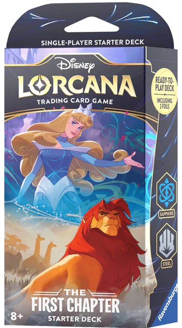 Disney Lorcana TCG: the first Chapter Starter Deck - Sapphire & Steel, 4050368981684