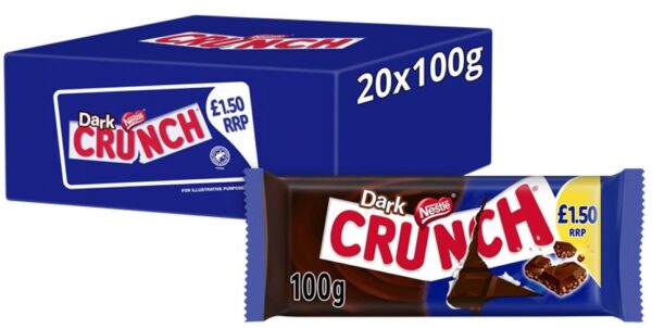 Crunch Dark Chocolate Sharing Bar 100g
