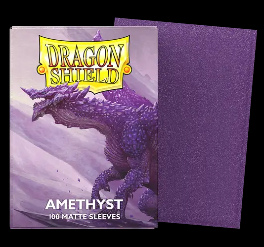 Dragon Shield - Dual Matte Japanese Size Sleeves 60pk - Amethyst Purple