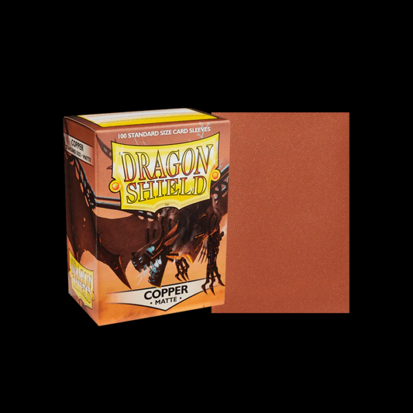 Dragon Shield - Dual Matte Standard Size Sleeves 100pk - Copper