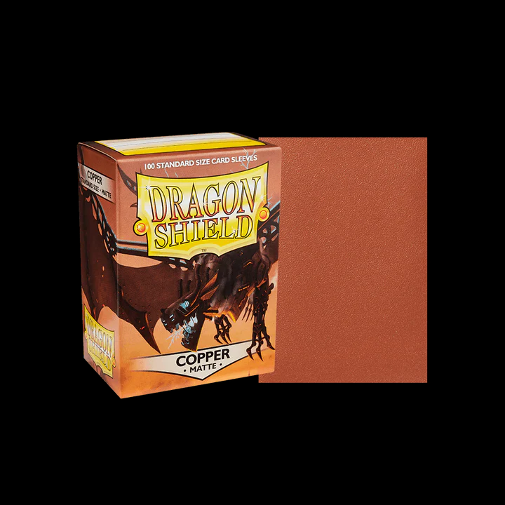 Dragon Shield - Dual Matte Standard Size Sleeves 100pk - Copper