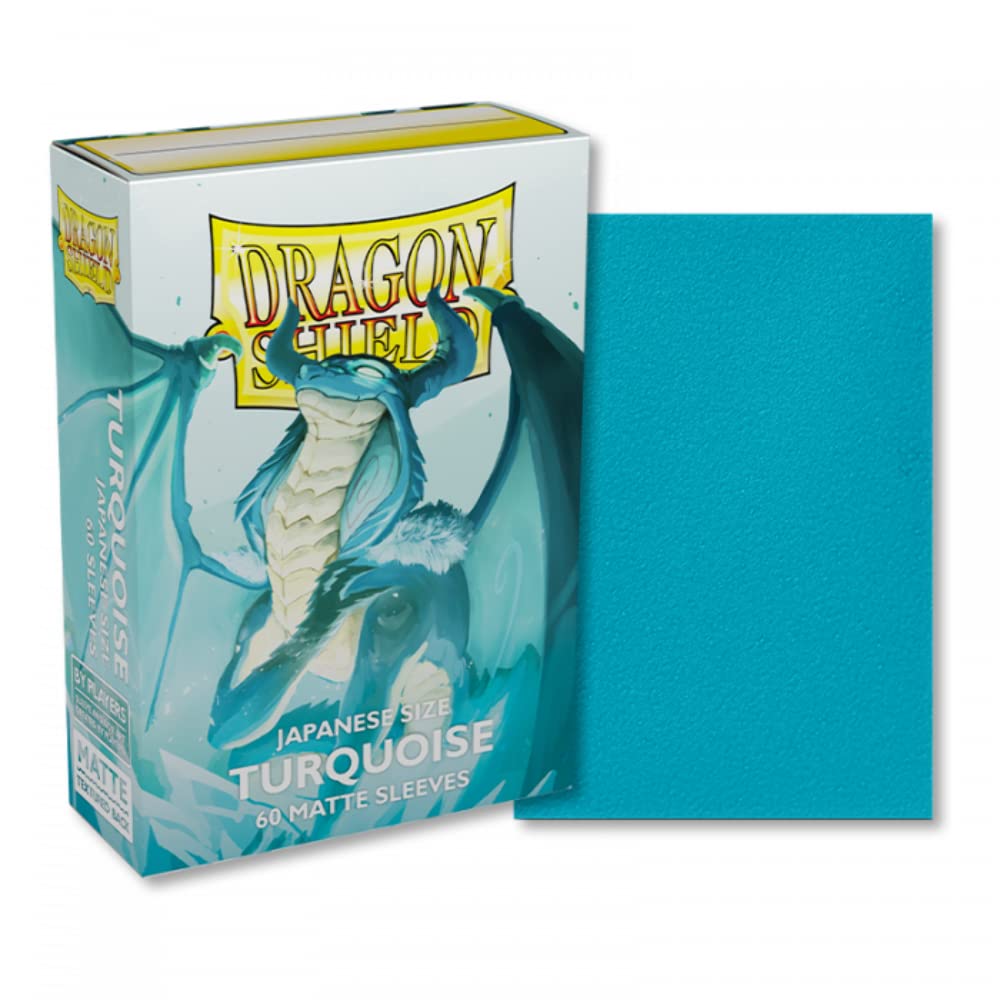 Dragon Shield - Japanese Size Matte Sleeves 60pk - Players Choice Turquoise Yadalom