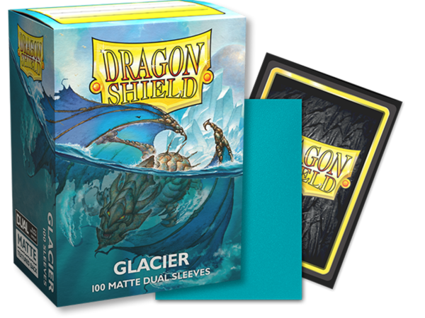 Dragon Shield - Dual Matte Standard Size Sleeves 100pk - Glacier Miniom