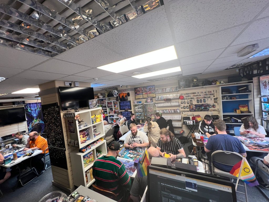 Magic: The Gathering Final Fantasy in-store play at Guild of Games on release date.