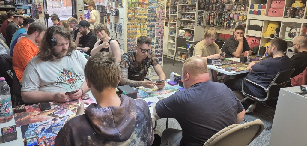 20 Players taking part in the Yu-Gi-Oh tournament at the Guild of Games on 17/07/2025