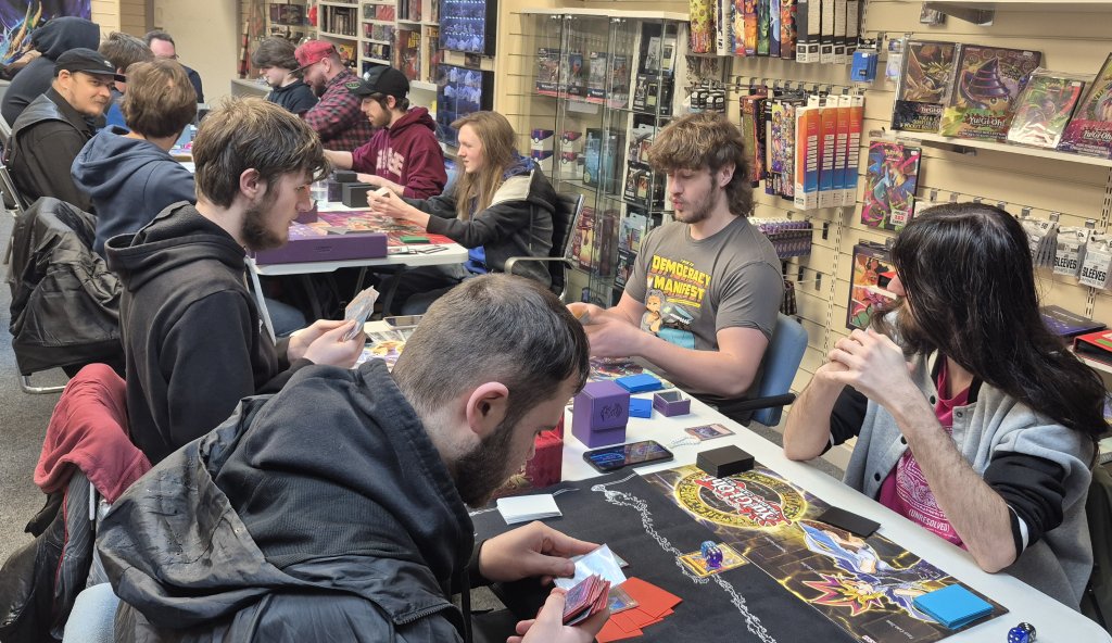 Some of the 24 players in the Yu-Gi-Oh OTS Tournament on Thu 05/02/2026