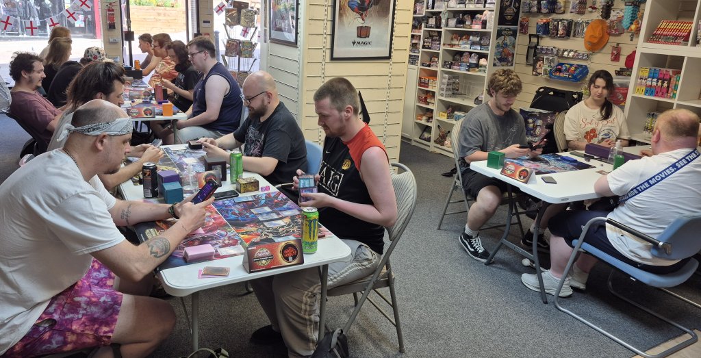 14 Players in the Yu-Gi-Oh OTS Tournament at Guild of Games on Thu 25/06/2026