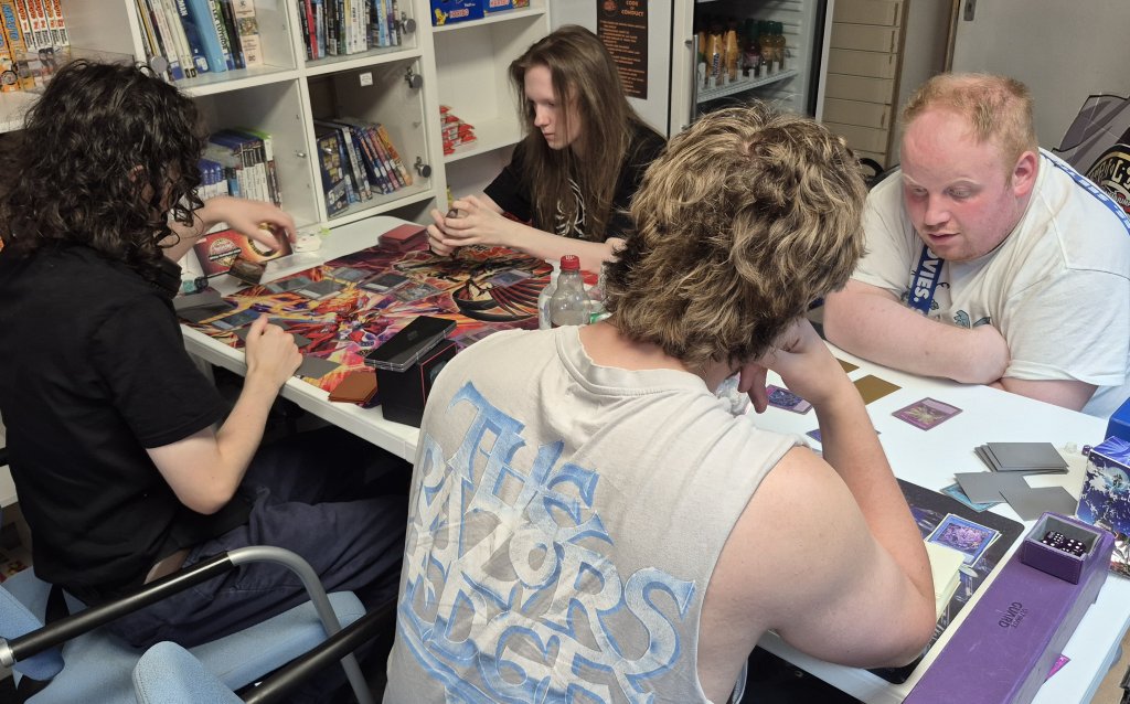 4 of 13 Players in the Yu-Gi-Oh OTS Tournament at Guild of Games on Thu 09/07/2026