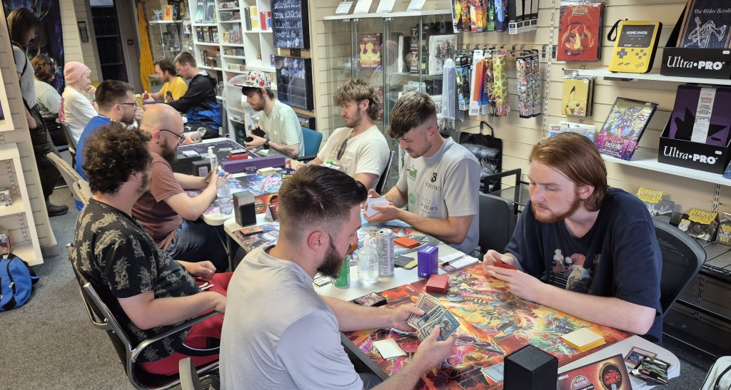 16 Players in the Yu-Gi-Oh OTS Tournament at Guild of Games on Thu 16/07/2026