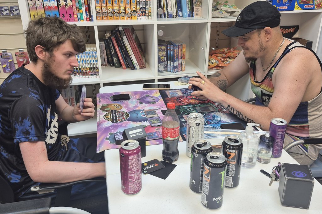 TJ and Ben in Yu-Gi-Oh OTS Tournament on 13/08/2026